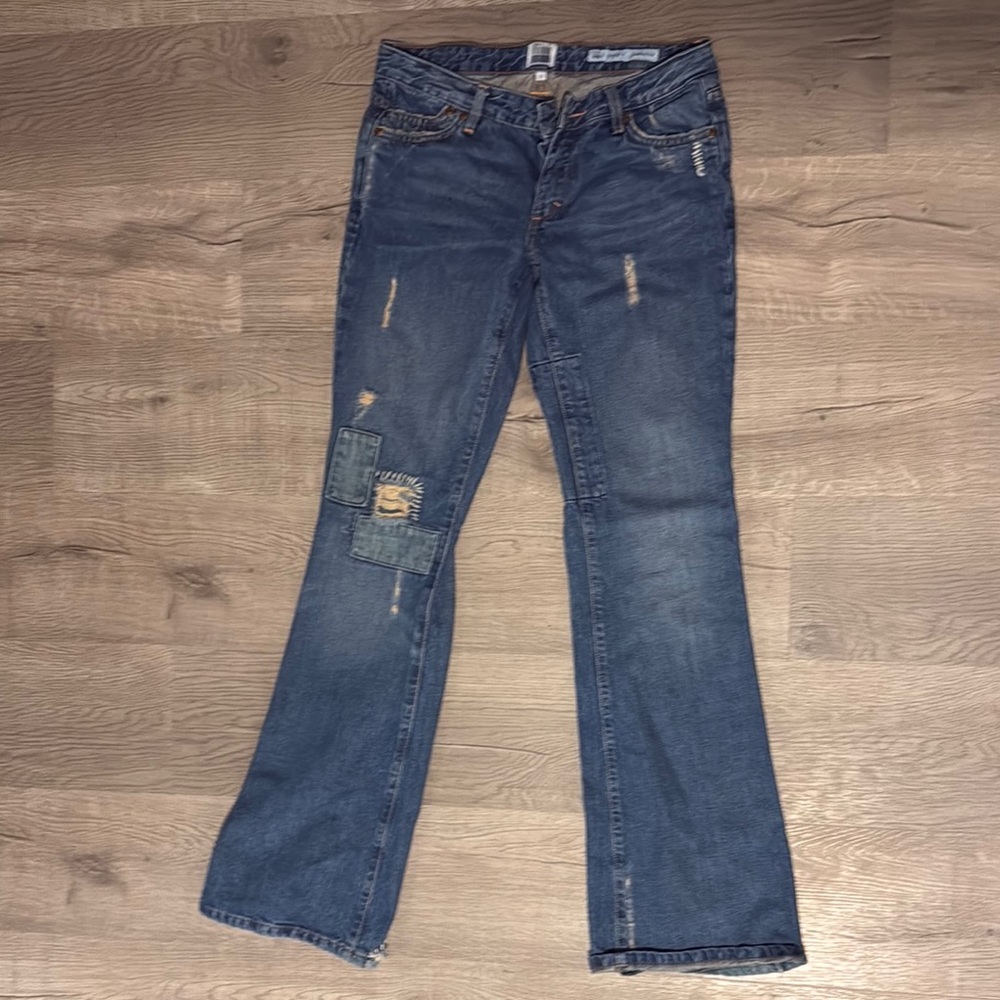 Avenue Blue Flare & Wide Leg Jeans